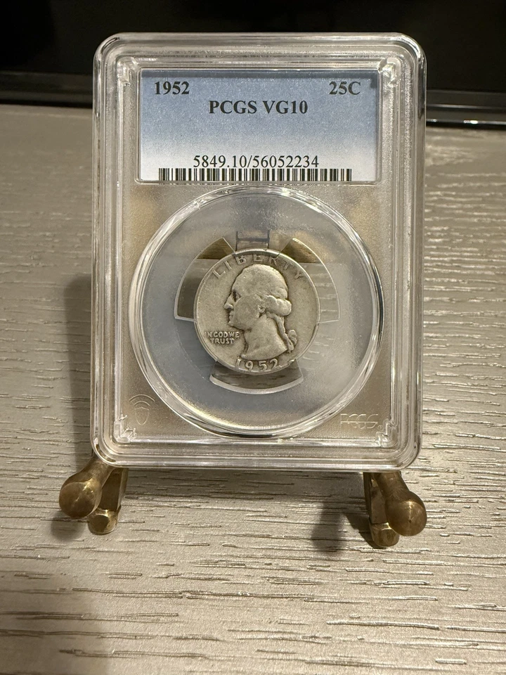 1952 Washington Quarter-PCGS VG10 - Image 1 of 2