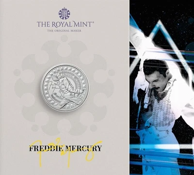 2025 UK Music Legends FREDDIE MERCURY BU Coin NEW RELEASE! PRESALE - Image 1 of 4