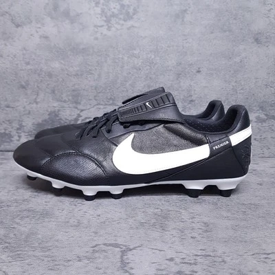 NIKE Premier III 3 FG Soccer Cleats Mens 7.5 Womens 9 Black Kangaroo Leather - Image 1 of 4