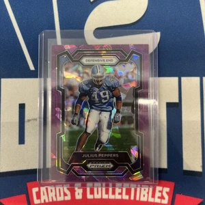 2024 Panini Prizm Draft Picks JULIUS PEPPERS Purple Ice Prizm 66/149 #15 - Picture 1 of 2