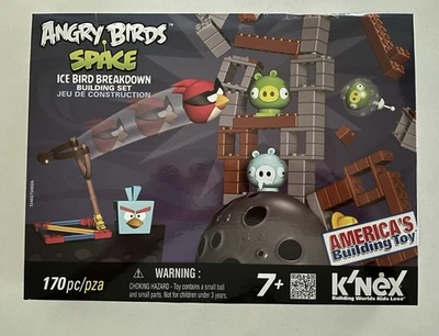 K'NEX Angry Birds Space Ice Bird Breakdown  Building  Set 72402 Crater New - Image 1 of 4