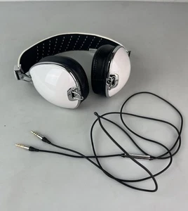 Skullcandy Aviator Roc Nation White Chrome Wired Headphones Stereo Foldable - Picture 1 of 8