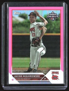 2023 Topps Pro Debut Jacob Misiorowski Fuchsia Foil /199 Brewers #PD-72 - Picture 1 of 2