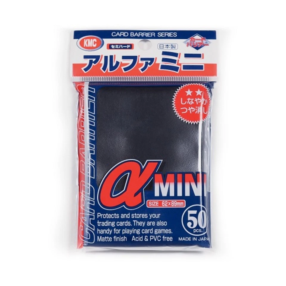 Fundas para tarjetas KMC Mini Super Alpha negras (50) nuevas Foto 1 de 1