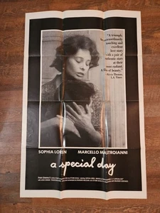 'A Special Day' SOPHIA LOREN Full Sheet 1977 Movie Poster Orginal 27x41 Rare - Picture 1 of 3