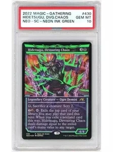 2022 MTG KAMIGAWA: NEON DYNASTY #430 HIDETSUGU, DEVOURING CHAOS PSA 10 - Picture 1 of 1