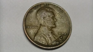 1934 D PEEL LAMINATION LINCOLN WHEAT CENT PENNY MINT ERROR COIN COLLECTIBLE - Picture 1 of 10