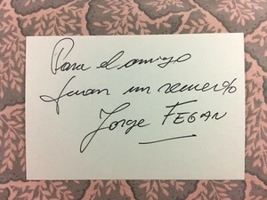 Jorge Fegan - Mexican Cinema - Sweet Challenge - Red Dawn - handsigniert 1977 - Bild 1 von 2
