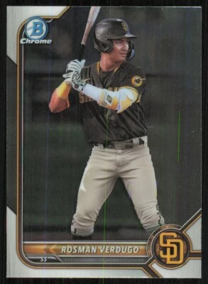 2022 Bowman Chrome Draft #BDC161 Rosman Verdugo - Image 1 of 2