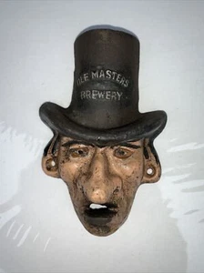 Apribottiglie birra stile vintage ghisa Ole Masters birrificio arte popolare - Foto 1 di 2