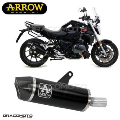 Exhaust BMW R 1250 R / RS 2019 2020 ARROW ALU Black CC MAXI RACE-TECH - image 1 of 4
