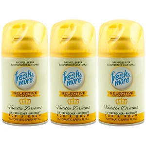Fresh & More Automatic Spray Refill VANILLA DREAMS 3 x 250ml Air Freshener - Picture 1 of 2