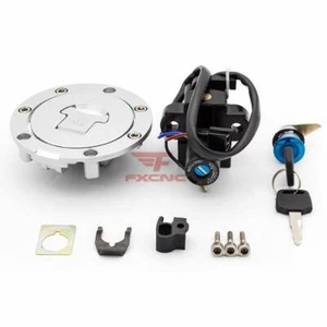 Ignition Switch Fuel Gas Cap Seat Lock Tank For Honda CBR600 F2 F3 1991-1998 - Picture 1 of 7