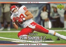 2007 Upper Deck First Edition #48 Tony Gonzalez Kansas City Chiefs HOF
