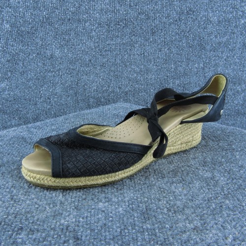 Scarpe UGG donna con cinturino alla caviglia nere in pelle stringate misura 8 5 Medium