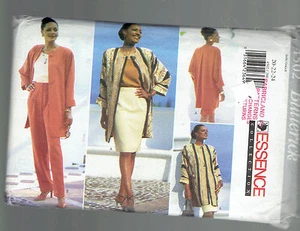 BUTTERICK pattern 4502 duster jacket pants tunic skirt Sz 20 22 24 PLUS uncut - Picture 1 of 1