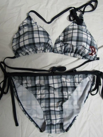 Boston Red Sox Womens Medium Screened 2 Piece String Bikini Swimsuit C1 124 Cover