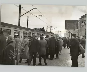 Crowded Railroad Station DANZIG Gdansk Poland Claude Jacoby PIX Press Photo - Picture 1 of 2