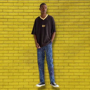 Levi's Bandana Printed Chore/Utilty Pants Urban Outfitters sz 33x32 nwt - Picture 1 of 4