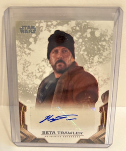 2020 Star Wars The Mandalorian S1 Ryan Watson as Beta Trawler Autograph #A-RW