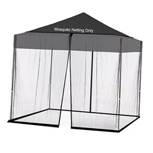 Umbrella Mosquito Netting, Square 10x10 Mosquito Netting for Patio Umbrellas, - Picture 1 of 7