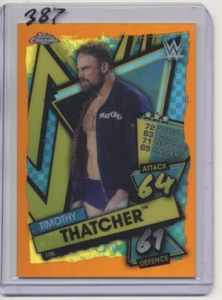 2021 Topps WWE Chrome Slam Attax Refractor Orange /25 Timothy Thatcher - Picture 1 of 2