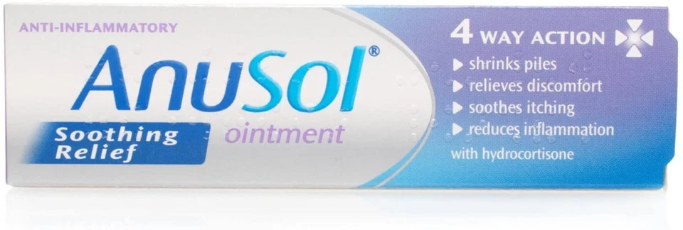 Anusol 504114 Soothing Relief Ointment - 0.53 oz.