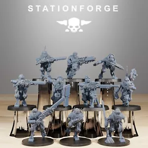 Scavenger Halflings (x10)/TTRPG/Wargaming/Grimdark/Station Forge - Foto 1 di 7