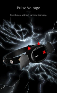 Electro Male E-Stim Collar Electric Little Devil App Remote Control Restraint - Picture 1 of 12