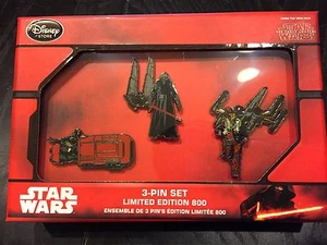 Disney Store Limited Edition 800 Star Wars Das Erwachen der Macht Pin Box 3er Set - Bild 1 von 7