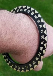 Brazalete Sikh Kara Bhindranwale Sant Jarnail Singh cita Sarbloh Gurmukhi Kada DD7 - Imagen 1 de 10