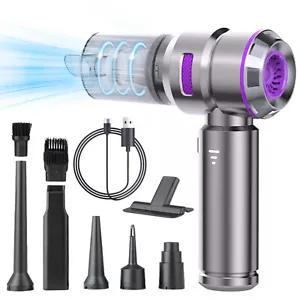 Aspiradora de mano inalámbrica 80000 rpm mini portátil coche auto hogar inalámbrica - Imagen 1 de 10
