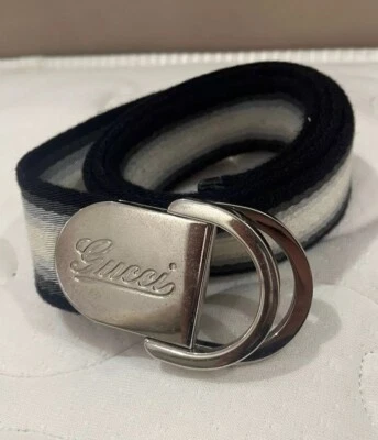 S6 # Gucci ремень многоцветный сделано в Италии для мужчин размер 35 дюймов - Изображение 1 из 4