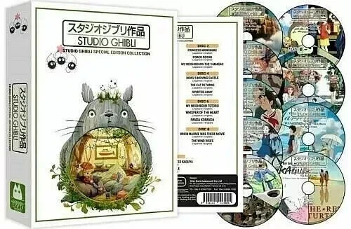 Studio Ghibli Special Edition Collection (DVD, 9-Disc) 25-Movies Brand New! - Bild 1 von 3