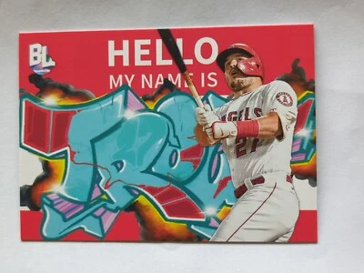 2023 Topps Big League - Roll Call Wildstyle Edition #RC-2 Mike Trout - Image 1 of 2