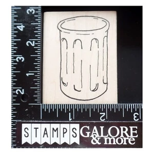 Estampillas de goma SOLO POR DIVERSIÓN BOTE DE BASURA O VASO PARA BEBER #1476 - Imagen 1 de 2