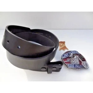RIDER LIVE TO RIDE LEATHER BELT BUCKLE CHOICE - Picture 1 of 4
