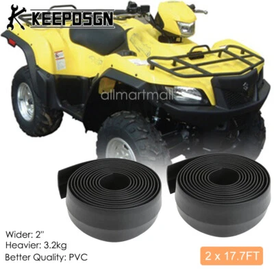 PVC ATV UTV Flexible Wheel Extend Fender Flares Mud Guard for Suzuki King Quad Foto 1 de 4