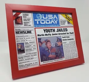 Zurück in die Zukunft 2 - Marty McFly verhaftet Foto Reproduktion Requisite 8x10-B5 - Bild 1 von 3