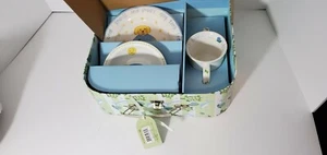 Kelly B. Rightsell 3 pcs Dinner Set Little Boy Skipper the Dog Ceramic - Picture 1 of 11