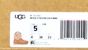 BRAND NEW-Sz M5/ 23cm /EU38 /UK4 UGG X TELFAR Chestnut LOGO Boots - Picture 1 of 8