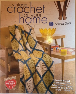 Coats & Clark, "Vintage Crochet for Your Home" pattern book - Image 1 of 4