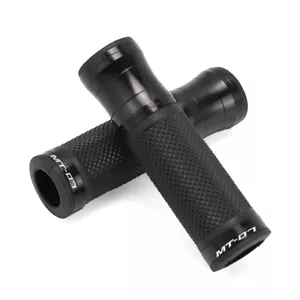 NON-SLIP CNC MOTORCYCLE HANDLE BAR HAND GRIPS RUBBER FOR YAMAHA MT-07/TRACER - Picture 1 of 8