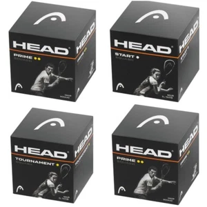 HEAD SQUASH BALLS - START TURNIER PRIME GELB WEISSER PUNKT - Bild 1 von 4