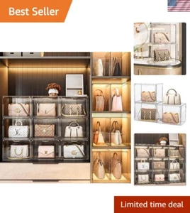 Closet Organizers And Storage Clear Handbag Storage,Purse Organizer For Close... - Picture 1 of 7