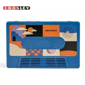 Crosley CR3045CO-SU Cassette Tape Portable Bluetooth Speaker - Surreal Cobalt - Picture 1 of 5