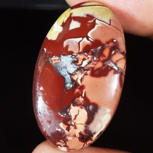 44.05 Cts Natural Atlas Mountain Jasper Oval Cabochon Gemstone 19x32x7 mm LK356 - Picture 1 of 7