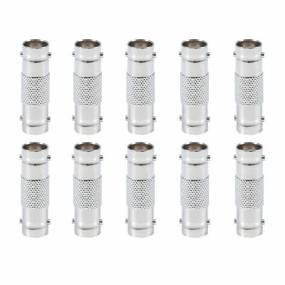 Fite ON 10pcs BNC to BNC Coupler Cable Connector for CCTV Security Camera System - Image 1 of 4