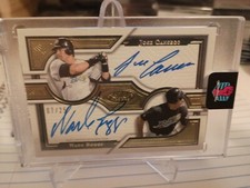 2023 Topps Tier One Jose Canseco Wade Boggs Dual Auto Autograph 7/25 Rays!