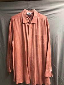 Herren Rochester Ziegel Kleid Shirt Größe 3XL - Bild 1 von 1